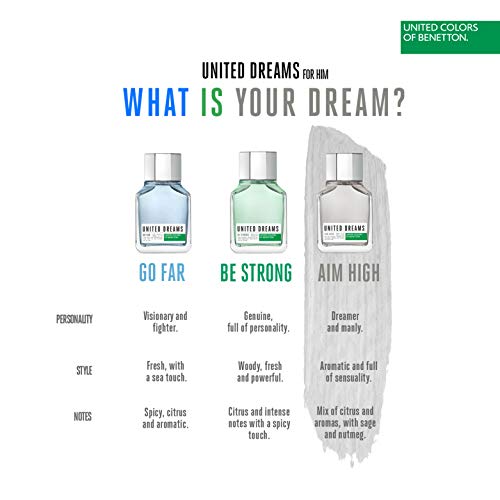 Benetton United Dreams Men Aim High Eau De Toilette 60ml - Perfume & Cologne at MyBeautyBoutique by Benetton