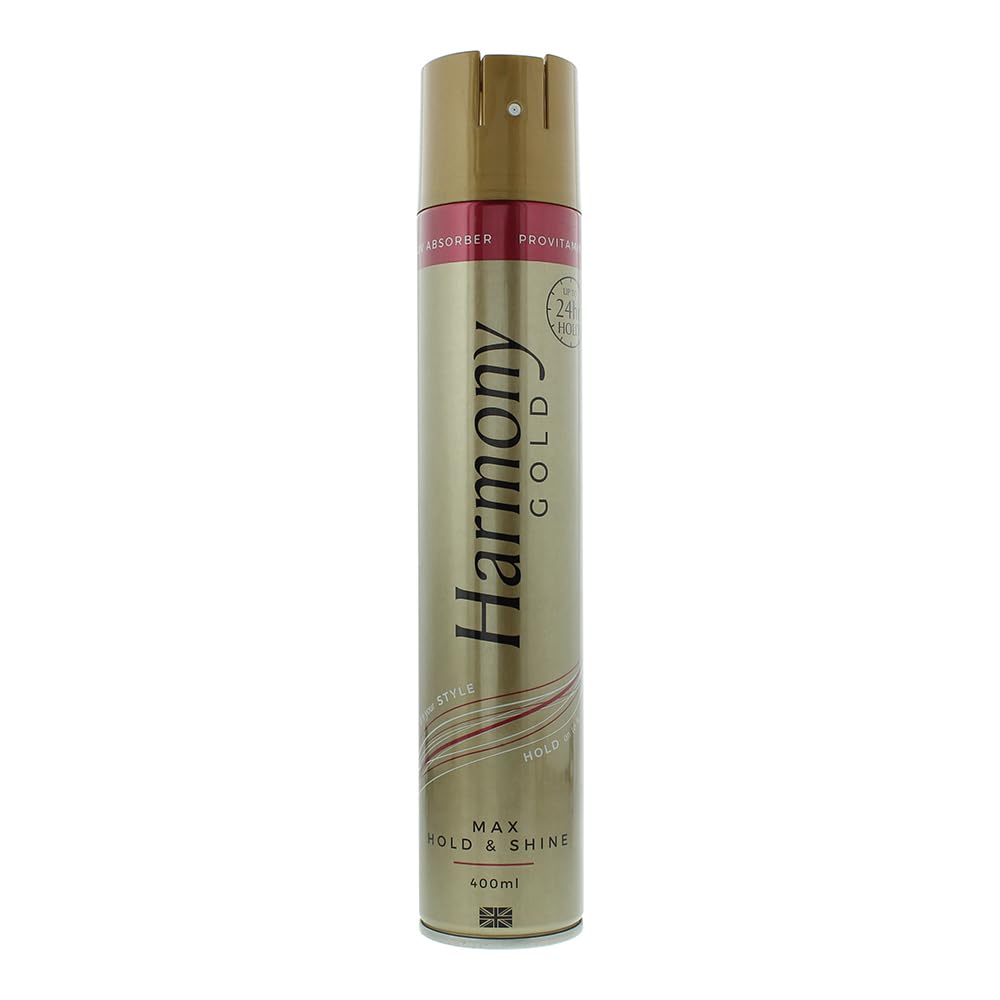 Harmony Gold Max Hold Shine Argan Oil Hairspray 400ml
