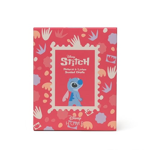 Disney Stitch Plumeria & Lychee Scented Candle 195g