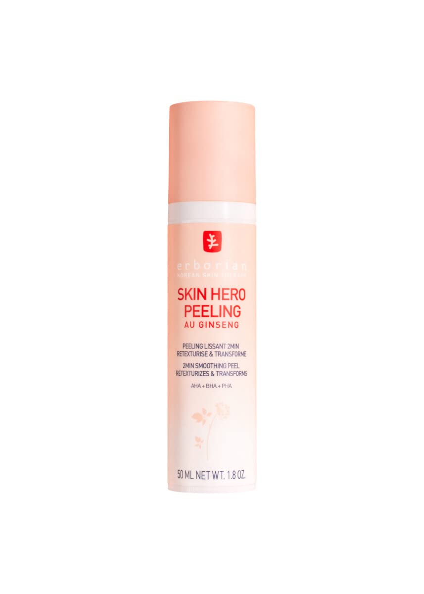 Erborian Skin Hero Peeling 2 Min Smoothing Aha + Bha + Pha Peel 50ml