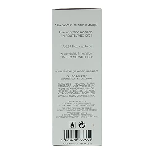 Issey Miyake L'eau D'issey IGO Eau De Toilette 20ml Cap to Go - Fragrance at MyBeautyBoutique by Issey Miyake