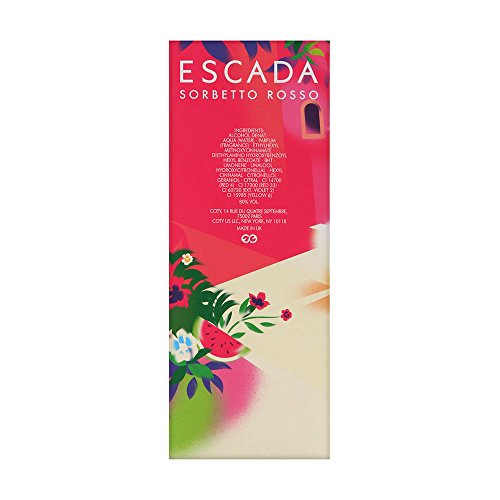 Escada Sorbetto Rosso Eau de Toilette 100ml Spray - Perfume & Cologne at MyBeautyBoutique by Escada
