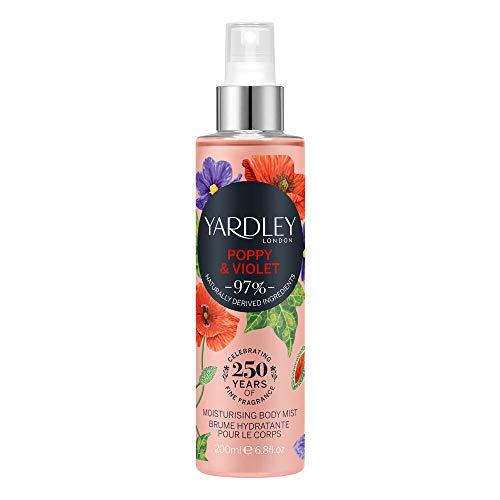 Yardley London Poppy and Violet Body Mist 200ml - Fragrance at MyBeautyBoutique by Yardley London