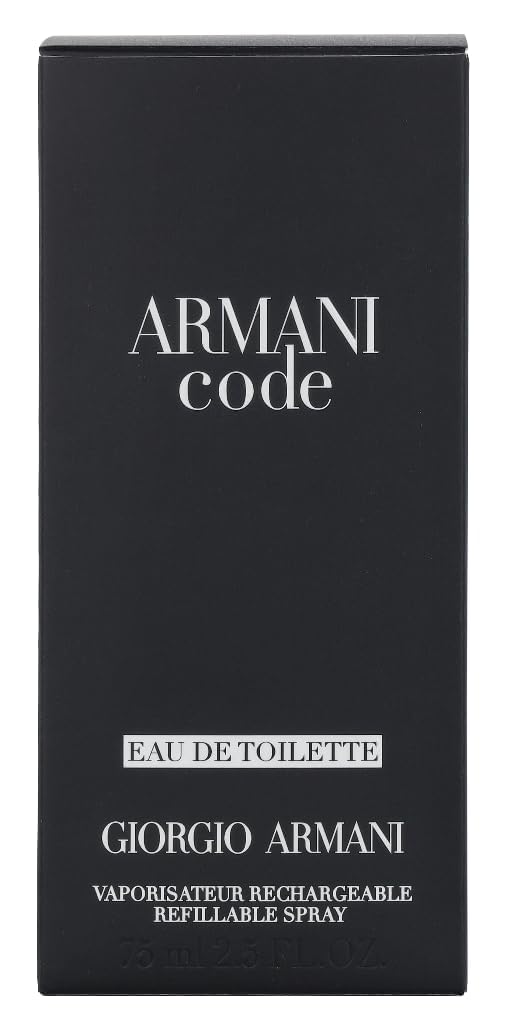 Giorgio Armani Code Pour Homme 75ml Eau De Toilette Refillable Spray - Mens Fragrances at MyBeautyBoutique by Giorgio Armani