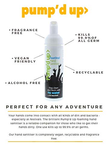 Pump'd Up Festival Hand Sanitiser 70ml