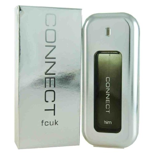 FCUK French Connection Connect Him Eau de Toilette Spray for Men 100 ml - Perfume & Cologne at MyBeautyBoutique by FCUK