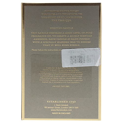 Floris Fern & Blackberry Scented Candle 175g