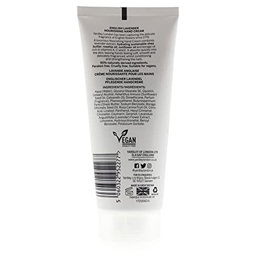Yardley English Lavender Hand & Nail Cream 100ml