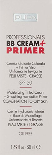 Pupa Professionals BB Cream + Primer For Oily To Combination Skin SPF20 50ml - 001 Nude