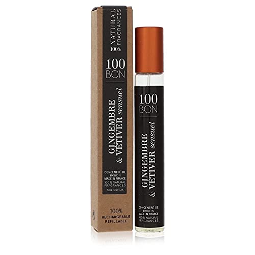 100BON Gingembre & Vetiver Sensuel Eau de Parfum Concentrate 15ml Spray - Beauty at MyBeautyBoutique by 100 Bon