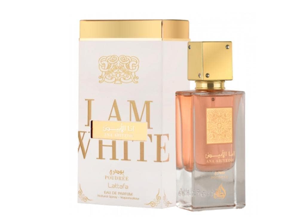 Lattafa Ana Abiyedh Poudrée Eau de Parfum 60ml Spray - For Her at MyBeautyBoutique by Lattafa Perfumes