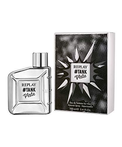 Replay #Tank Plate for Him Eau de Toilette 100ml Spray - Eau de Toilette at MyBeautyBoutique by Replay
