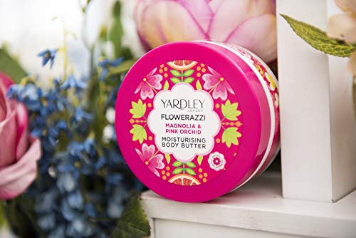 Yardley London Flowerazzi Magnolia & Pink Orchid Moisturising Body Butter 200ml