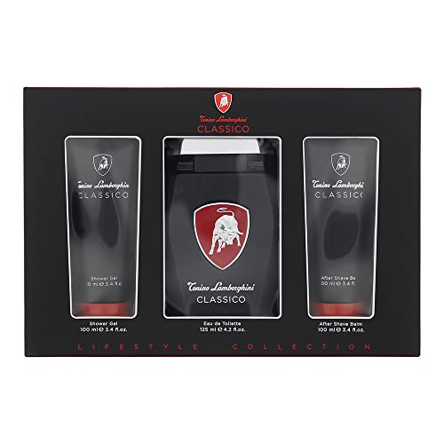 Lamborghini Classico Gift Set 125ml EDT + 100ml Aftershave Balm + 100ml Shower Gel - Eau De Toilette at MyBeautyBoutique by Tonino Lamborghini