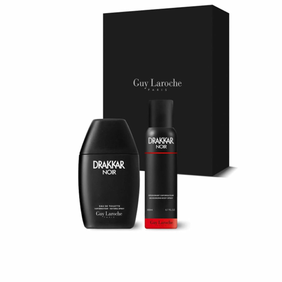 Guy Laroche Drakkar Noir Gift Set 100ml EDT + 150ml Deodorant Spray