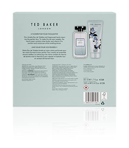 Ted Baker Amelia Gift Set 50ml EDT + 100ml Hand Cream - Eau De Toilette at MyBeautyBoutique by Ted Baker