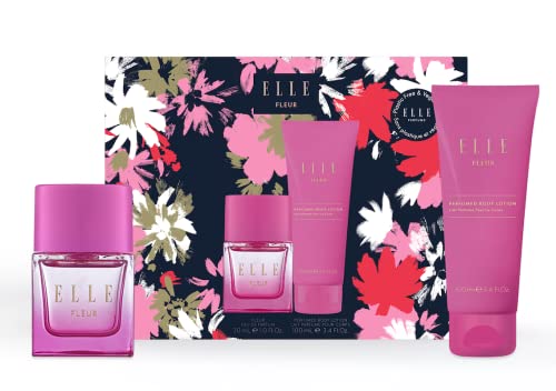 Elle Fleur Gift Set 30ml EDP + 100ml Body Lotion - Eau De Parfum at MyBeautyBoutique by Elle
