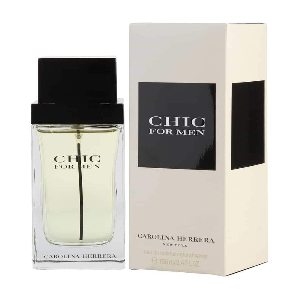 Carolina Herrera Chic For Men Eau De Toilette 100ml - Eau De Toilette at MyBeautyBoutique by Carolina Herrera