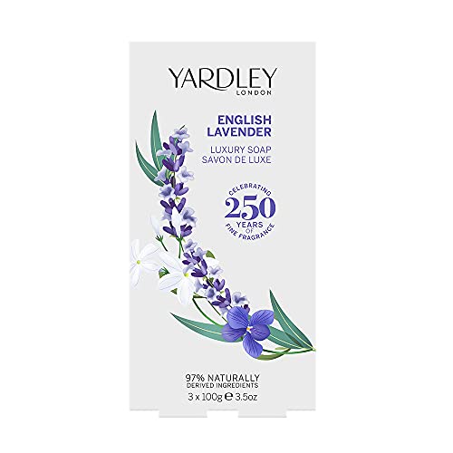 Yardley London English Lavender Bodycare Set Gift Set : Luxury Soap X 3 100g