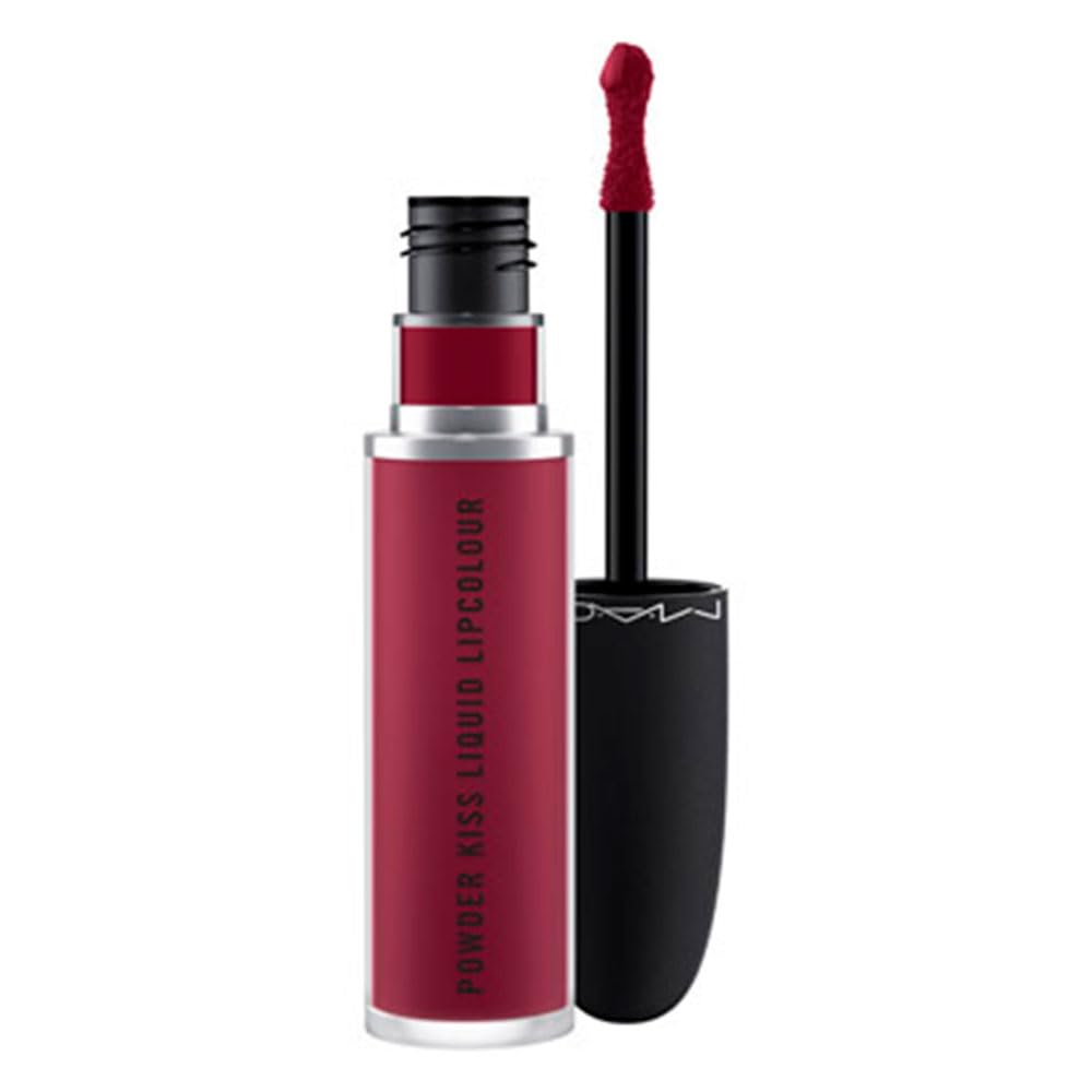 MAC Powder Kiss Liquid Lip Colour 5ml - 983 Burning Love