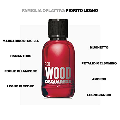 DSQUARED2 Red For Women Wood Eau De Toilette 50ml - Cosmetics at MyBeautyBoutique by DSQUARED2