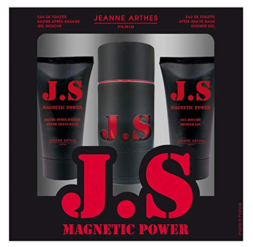 Jeanne Arthes Js Magnetic Power Gift Set 100ml EDT + 75ml Shower Gel + 75ml Aftershave Balm - Fragrance at MyBeautyBoutique by Jeanne Arthes