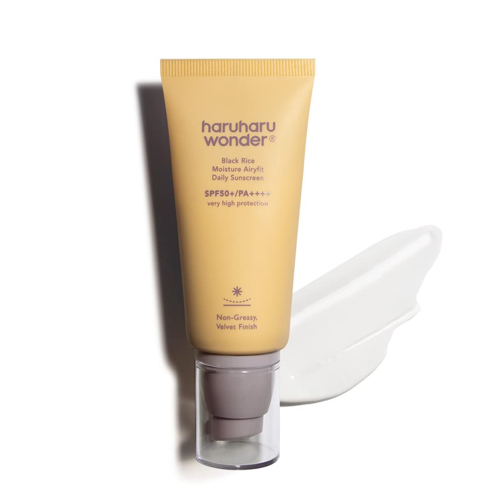 Haruharu Wonder Black Rice Moisture Airyfit Daily Sunscreen SPF50+/Pa++++ 50ml