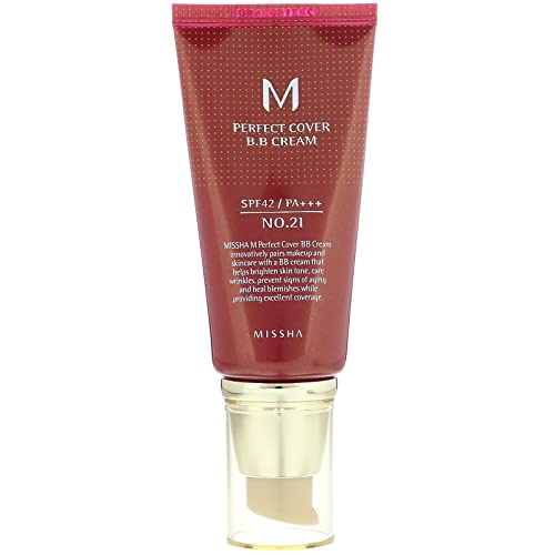 Missha M Perfect Cover BB Cream SPF42 50ml - 21 Light Beige