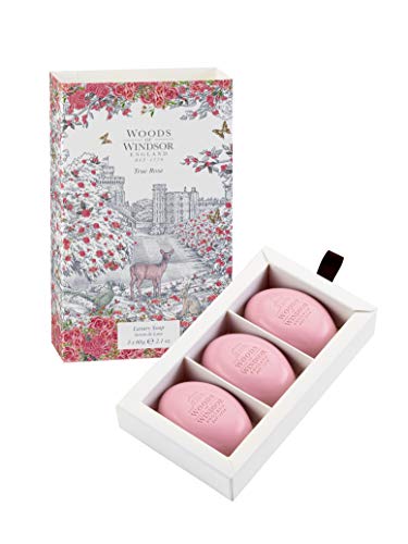 Woods Of Windsor True Rose Soap 60g 3 Pieces