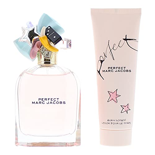 Marc Jacobs Perfect 2 Piece Gift Set: Eau De Parfum 100ml - Body Lotion 75ml - Gift Set at MyBeautyBoutique by Marc Jacobs