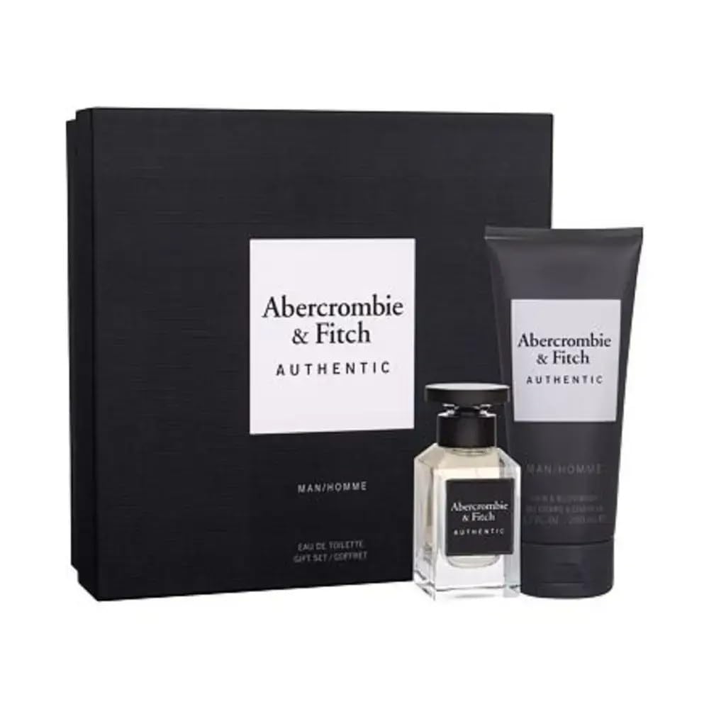 Abercrombie & Fitch Authentic Man Gift Set 50ml EDT + 200ml Hair & Body Wash