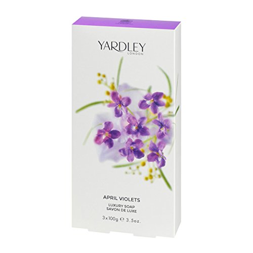 Yardley April Violets Soap 3x 100g