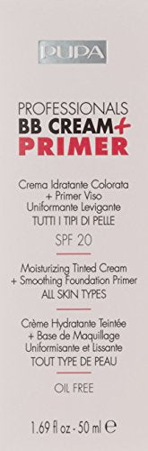 Pupa Professionals BB Cream + Primer For All Skin Types SPF20 50ml - 001 Light
