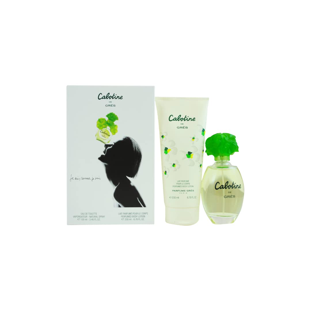 Gres Parfums Cabotine Gift Set 100ml EDT + 200ml Body Lotion