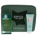 Lolita Lempicka Green Lover For Men 3 Pc Gift Set 3.4Oz Edt Spray 2.5Oz After Shave Gel Pouch - Sets at MyBeautyBoutique by Lolita Lempicka