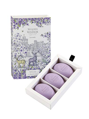 Woods of Windsor Lavender Soap 3 x 60g