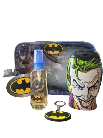 Lorenay Batman Gift Set 90ml EDT + 300ml Shower Gel + Toiletry Bag