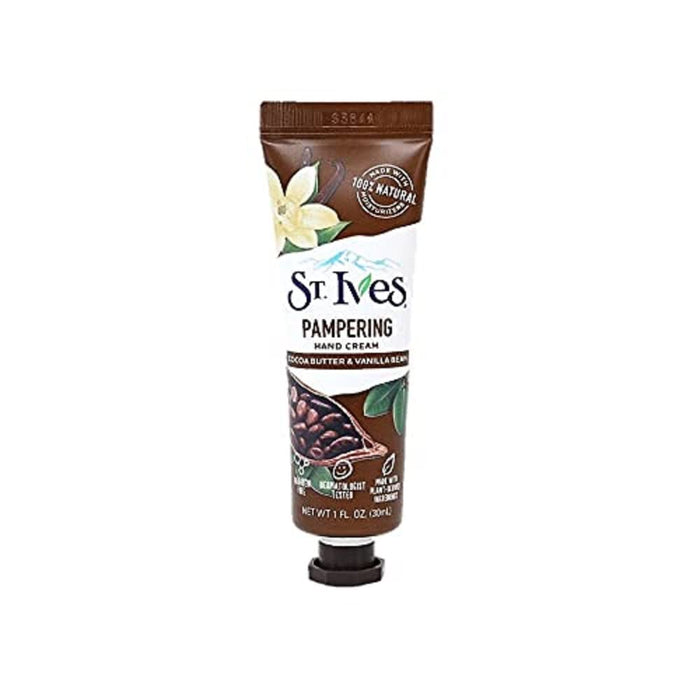 St. Ives Pampering Cocoa Butter & Vanilla Bean Hand Cream 30ml