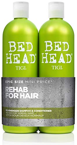 Bed Head by TIGI Re-Energise Daily Shampoo and Conditioner for Normal Hair 2x750 ml