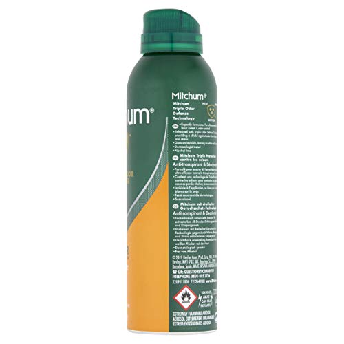 Mitchum Men Triple Odor Defense 48HR Protection Sport Antiperspirant & Deodorant 200 ml - Toiletries at MyBeautyBoutique by Mitchum