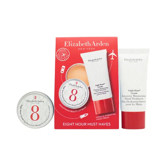 Elizabeth Arden Eight Hour Cream Gift Set 13ml Lip Protectant +  30ml Intensive Moisturising Hand Treatment