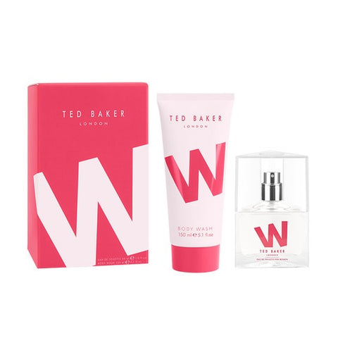 Ted Baker W Pink Gift Set 30ml EDT + 150ml Shower Gel - Fragrance at MyBeautyBoutique by Ted Baker
