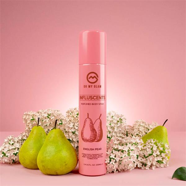 Oh My Glam Influscents Body Spray 100ml - English Pear - Body Spray at MyBeautyBoutique by Oh My Glam