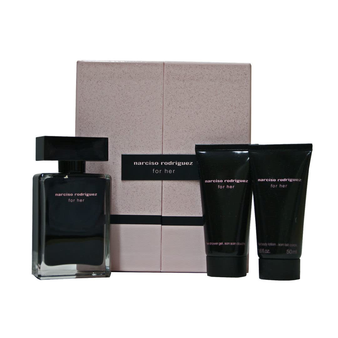 Narciso Rodriguez for Her Gift Set 50ml EDT + 50ml Body Lotion + 50ml Shower Gel - Fragrance at MyBeautyBoutique by Narciso Rodriguez