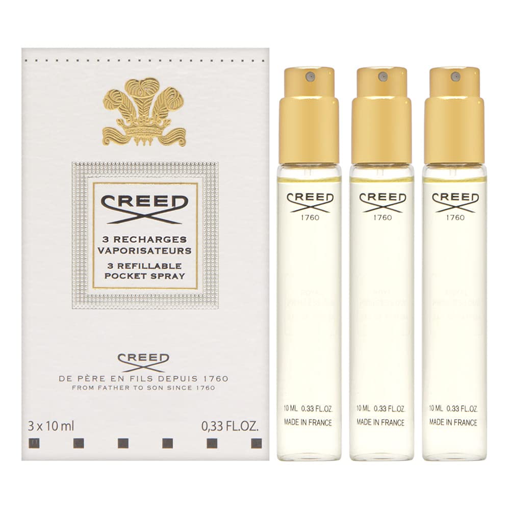 Creed Royal Princess Oud Travel Gift Set 3 x 10ml EDP Refillable Pocket Spray