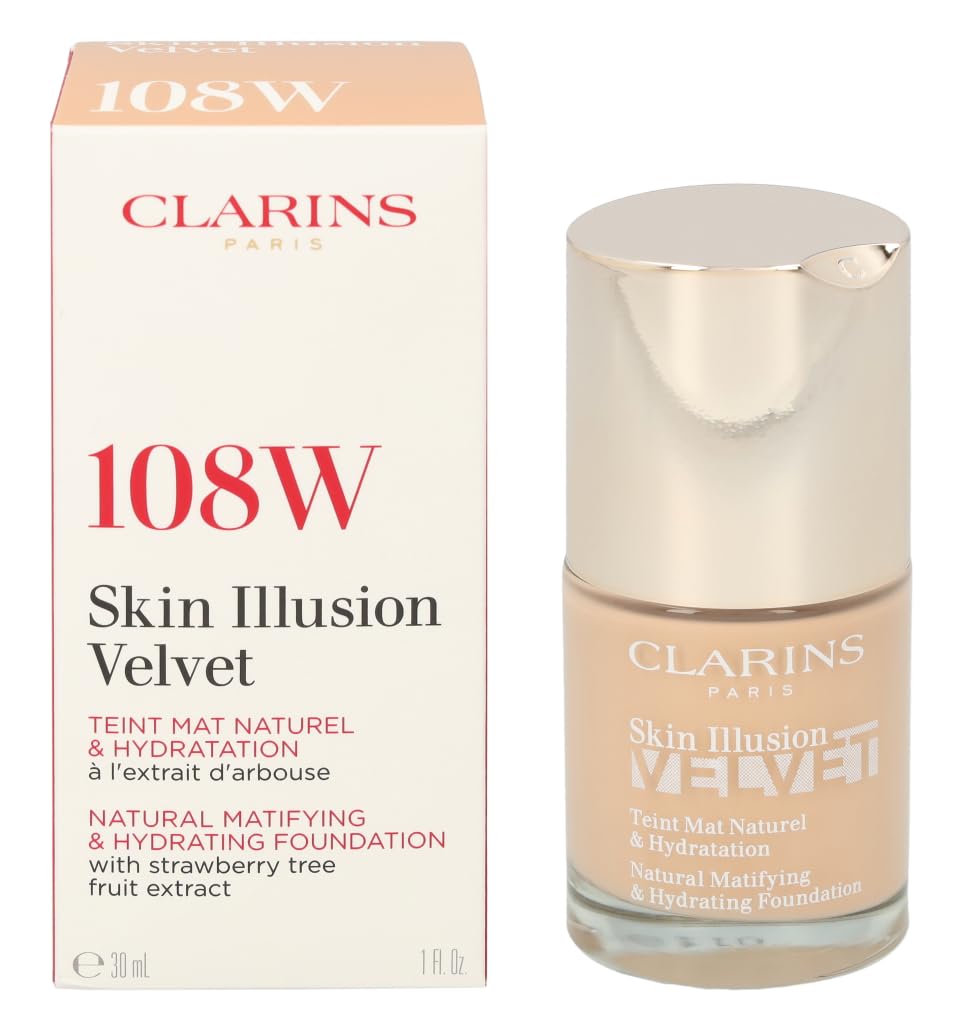 Clarins Skin Illusion Velvet Foundation 30ml - 108W