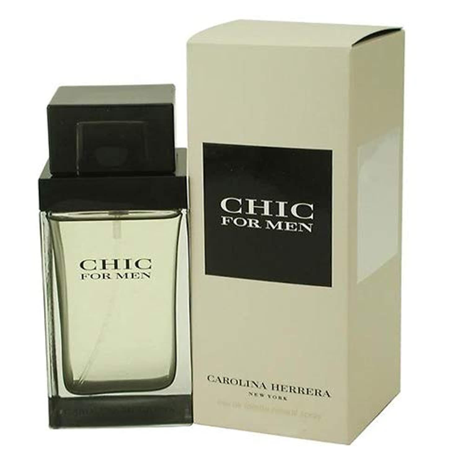 Carolina Herrera Chic For Men Eau De Toilette 100ml - Eau De Toilette at MyBeautyBoutique by Carolina Herrera