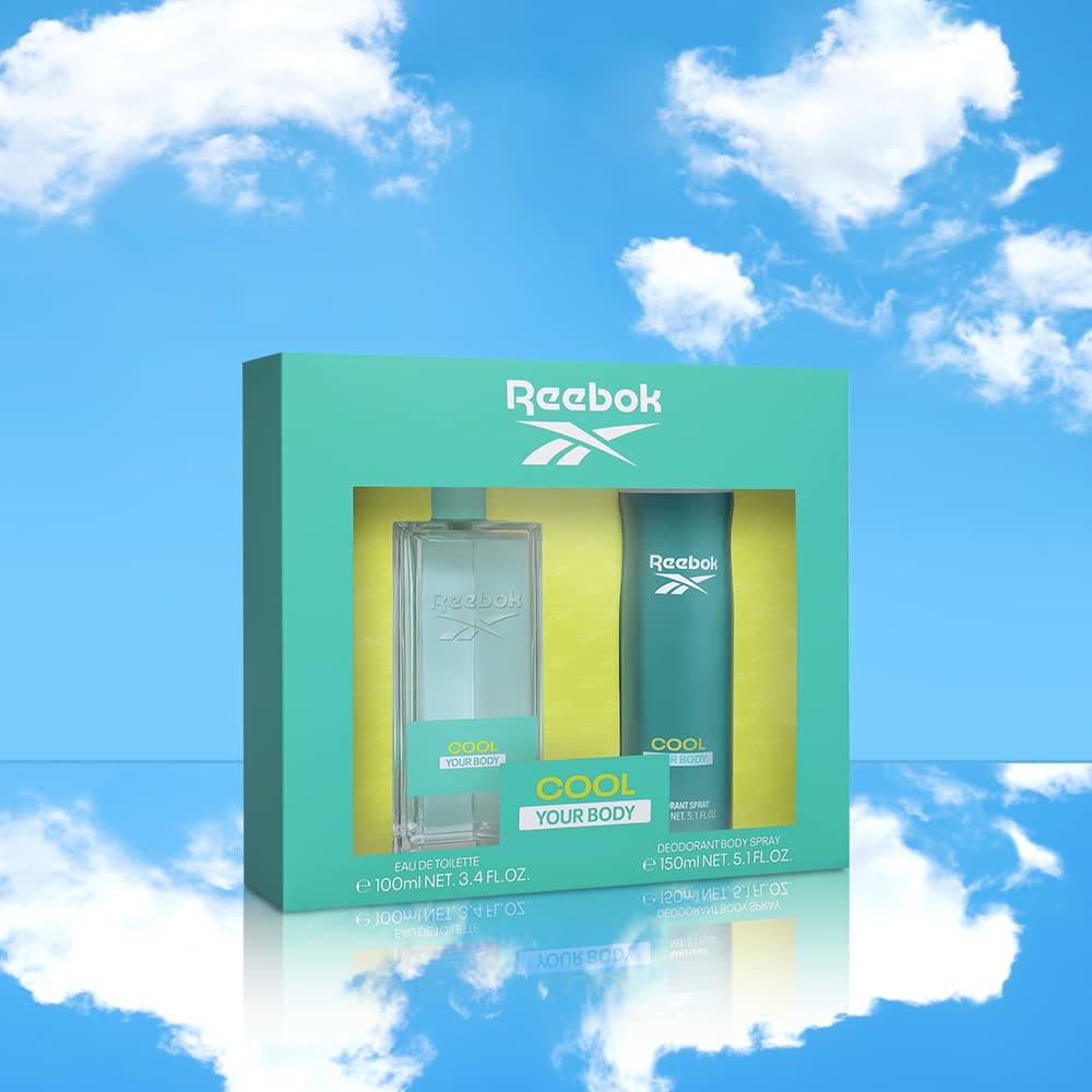 Reebok Cool Your Body Women Gift Set 100ml EDT + 150ml Body Spray - Women at MyBeautyBoutique by Reebok