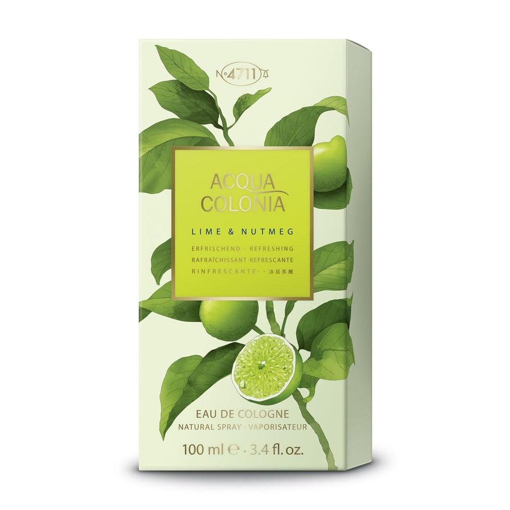 Mäurer & Wirtz 4711 Acqua Colonia Lime & Nutmeg Eau de Cologne 100ml Spray