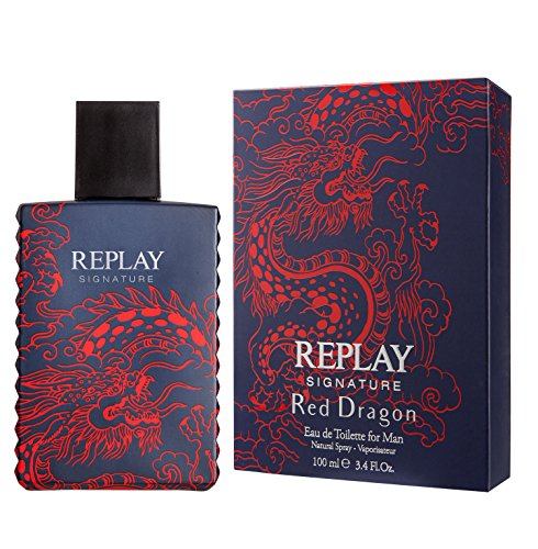 Replay Signature Red Dragon Eau de Toilette 50ml Spray - Eau de Toilette at MyBeautyBoutique by Replay